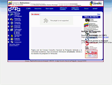 Tablet Screenshot of ccnpg.gob.ve